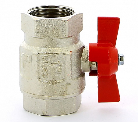 Кран шаровой 1"В ручка бабочка ITAP Ideal 092 1'