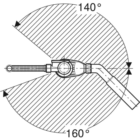 Слив-перелив для ванны Geberit с системой нажатия PushControl, d52, длина 50 см, с декоративным комплектом и соединительным коленом 150.756.21.1
