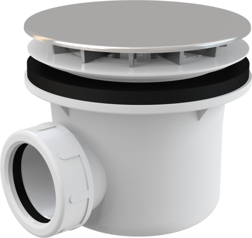 Сифон Alcaplast для душевого поддона, хромированный A49CR