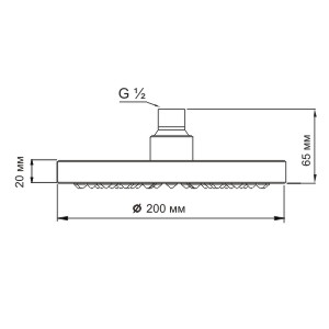 Душевая насадка WasserKraft A020