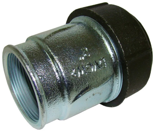 Соединитель обжимной GEBO Quick IK 2"x2"ВН из ковкого чугуна