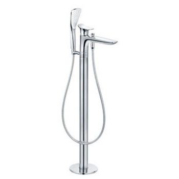 Смеситель для ванны Kludi Ambienta 535900575 хром, напольный, не поворотный излив (215мм)