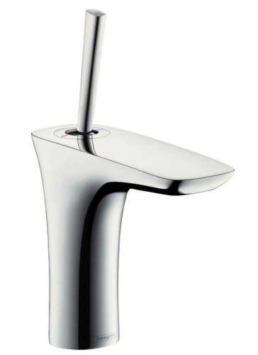 Смеситель для раковины Hansgrohe PuraVida 15075000 хром, сливной клапан Push-Open