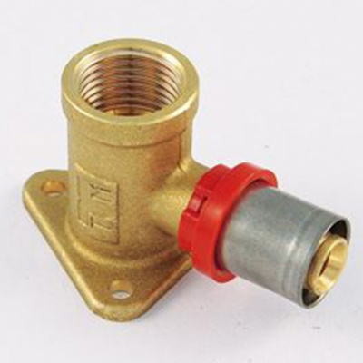 Водорозетка пресс Tiemme 20x1/2"В H=40 мм металлопластик 1650088