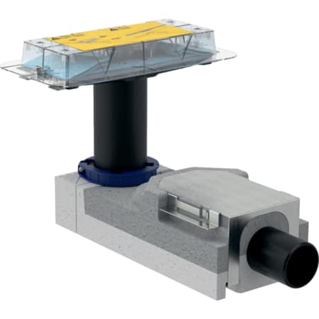 Корпус дренажного канала GEBERIT CleanLine для стяжки пола от 9см, L30см