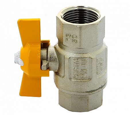 Кран шаровой 3/4"ВВ для газа, ручка бабочка ITAP London 068 3/4'