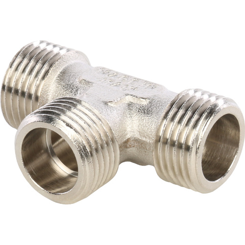 Тройник Stout 1/2"ННН никелированный SFT-0018-121212