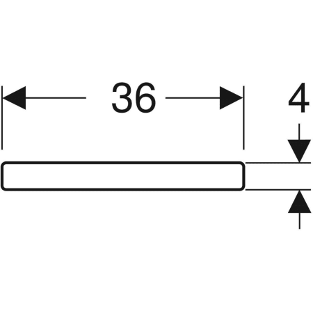 Сиденье для унитаза Geberit Renova Plan прямоугольное исполнение, крепление сверху 500.832.00.1