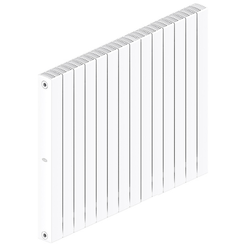 Биметаллический радиатор Rifar SUPReMO 800 - 14 секций, боковое, белый