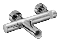 Смеситель для ванны Jacob Delafon Toobi E8963-CP хром, керамический картридж для смесителя 25 мм, настенный