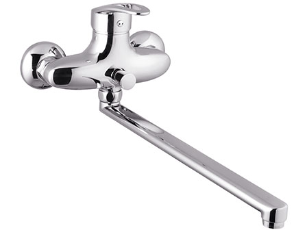 Смеситель для ванны SMARTsant Смарт-Гармония SM124002AA хром, настенный, поворотный излив