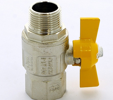 Кран шаровой 3/4"ВН для газа, ручка бабочка ITAP London 069 3/4'