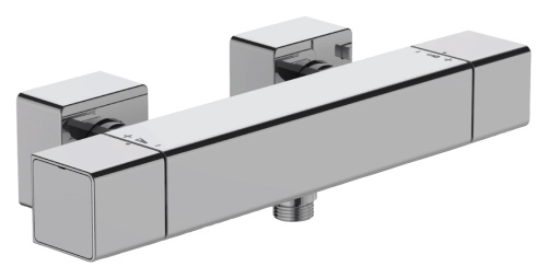 Смеситель для биде Jacob Delafon Strayt E98338-CP Хром, двухрычажный, донный клапан