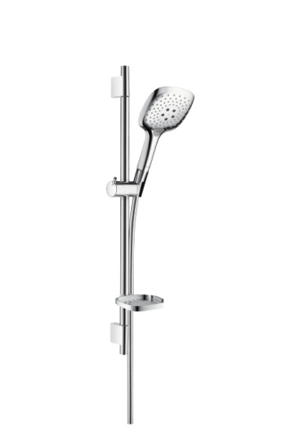 Душевой набор Hansgrohe Raindance Select E 150 3jet штанг 65см, с мыльницей, хром 27856000
