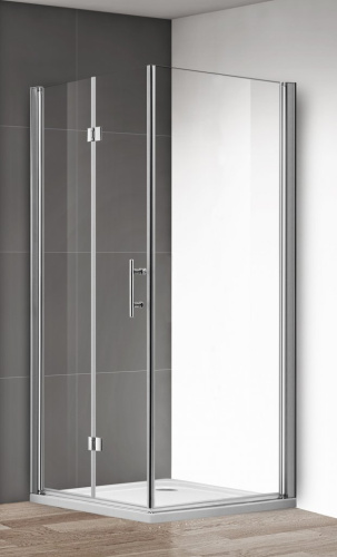 Душевой уголок 100x80 Cezares ECO-O-ASH-1-100/80-C-Cr