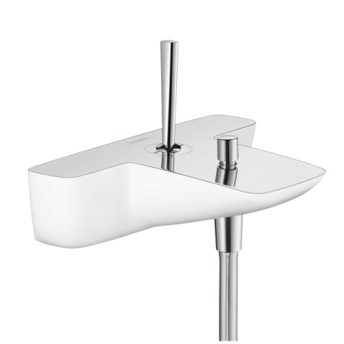Смеситель для ванны Hansgrohe PuraVida 15472400 белый/хром