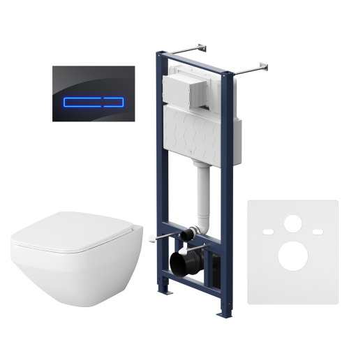 Подвесной унитаз и инсталляция AM.PM Inspire V2.0 IS450A38.50A1700