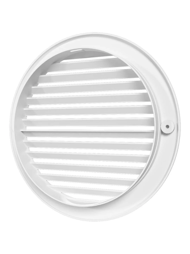 16РК, Решетка вентиляционная круглая D200 вытяжная АБС с фланцем D160