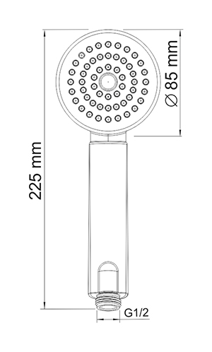 Душевая лейка WasserKraft A034