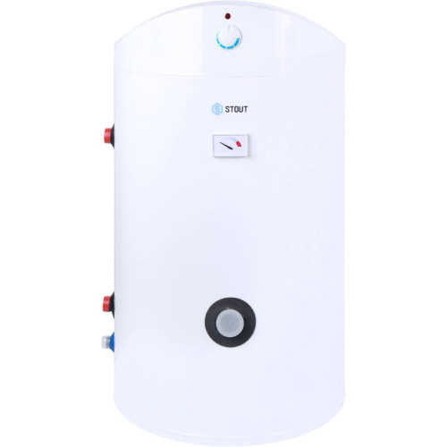 Бойлер косвенного нагрева Stout 100 литров, ТЭН 2 кВт, напольный