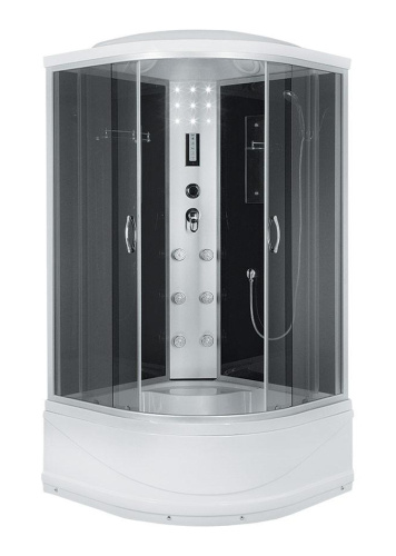 Душевая кабина 90x90 Erlit Comfort ER4509TP-C4 гидромассаж, высокий поддон