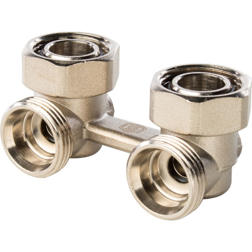 Узел подключения радиатора, 3/4"EK угловой без байпаса Stout SVH-0004-000020