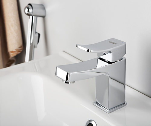 Смеситель WasserKraft Aller 1068 для раковины с гиг. душем