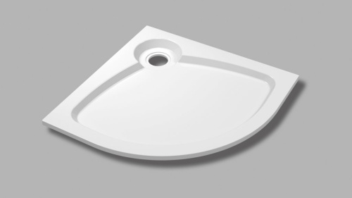 Экран поддон 90x90 Cezares TRAY-S-R-90-SCR-NR черный из литой мрамора