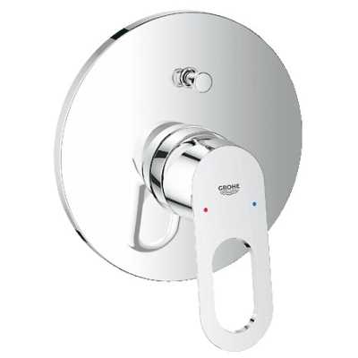 Смеситель для ванны Grohe Bauloop 29081000 Хром, скрытый монтаж, полный комплект
