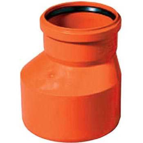 Переход 200x160 эксцентрический, редукция НПВХ Хемкор наружная канализация