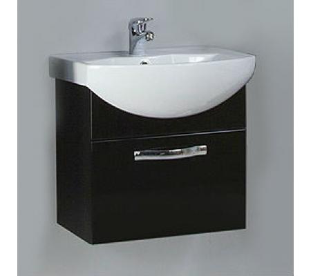 Тумба Акватон Ария 50 черный, подвесная 1A140301AA950