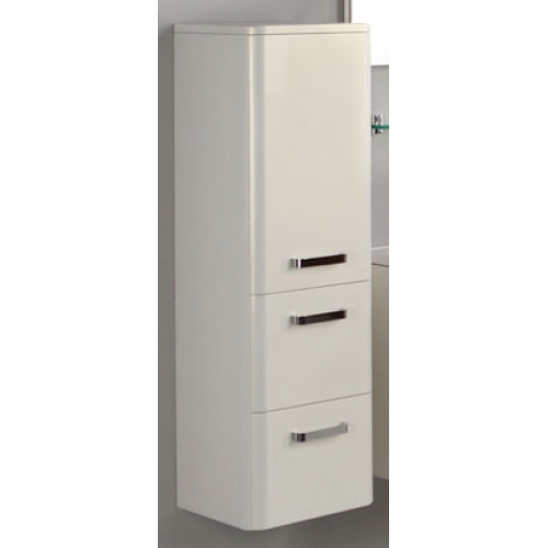 Полупенал для ванной Акватон Валенсия левая, белый жемчуг 1A123903VAG3L