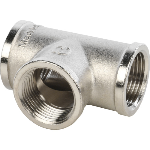 Тройник Stout 3/4"ВВВ никелированный SFT-0020-000034