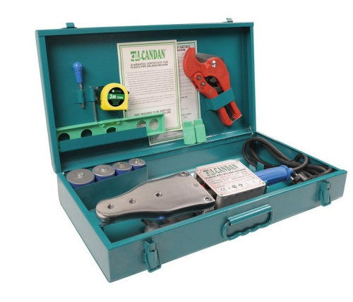 Сварочный аппарат CANDAN СМ-01 SET WV 650+850Вт с насадками 20,25,32,40