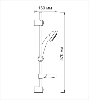 Душевой гарнитур WasserKraft A005