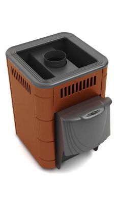 Банная печь Оса Carbon ДА КТК терракота