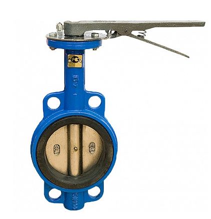 Затвор межфланцевый 40 поворотный дисковый