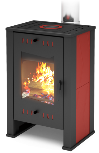 Печь-камин Теплодар отопительно-варочный ТВИСТ