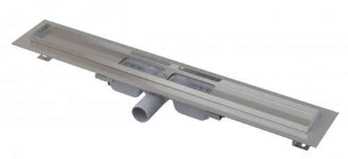 Душевой лоток Alcaplast APZ101-950 LOW, с порогами, для перфорированной решетки, с горизонтальным стоком, L 950мм