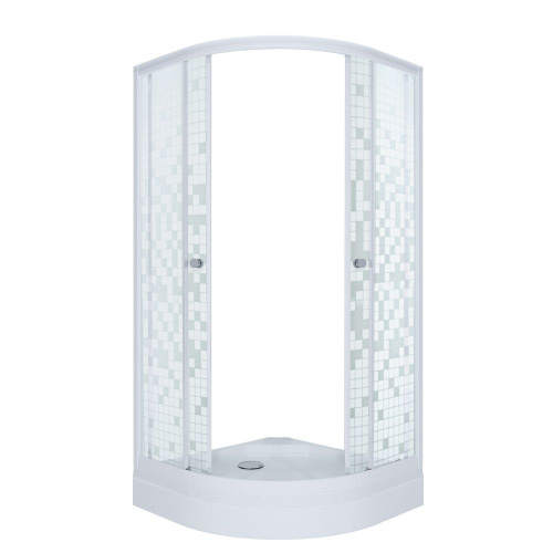 Душевая кабина 100x100 Triton Стандарт А1 стекло мозаика DK55