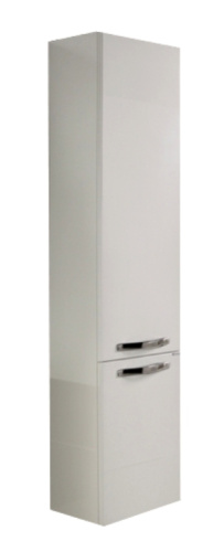 Пенал для ванной Акватон Ария М белый с бельевой корзиной 1A124403AA010