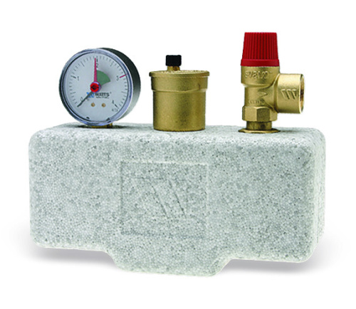 Группа безопасности 3 бар для котла 1/2" до 50 кВт в изоляции Watts KSG30/ISO2 10005227