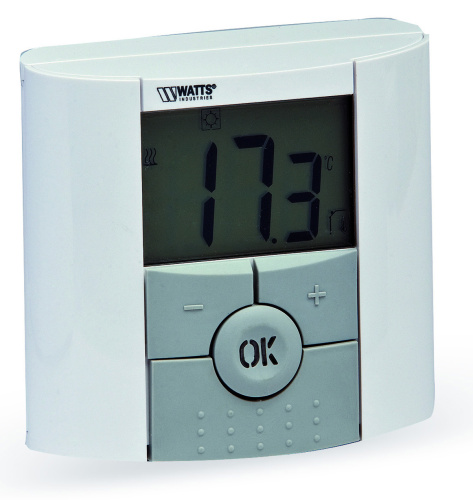 Термостат комнатный Watts BTD на батарейках, ЖК-дисплей 10025806