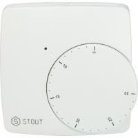 Проводной электронный термостат Stout WFHT-BASIC со светодиодом STE-0002-000003