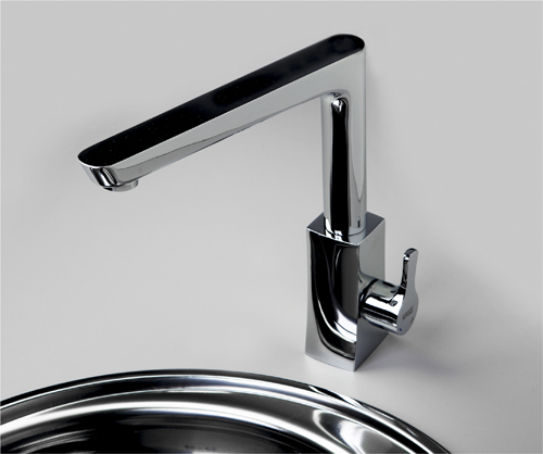 Смеситель для кухни WasserKraft Berkel 4807 хром, с ограничением потока воды