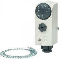 Термостат накладной Stout для отопления wts es STE-0006-000001
