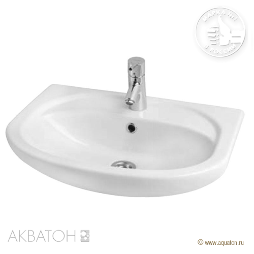 Раковина Акватон AKVAREL-60 мебельная 1WH110195