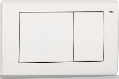 Смывная клавиша двойная TECE planus белый глянцевый 9240324