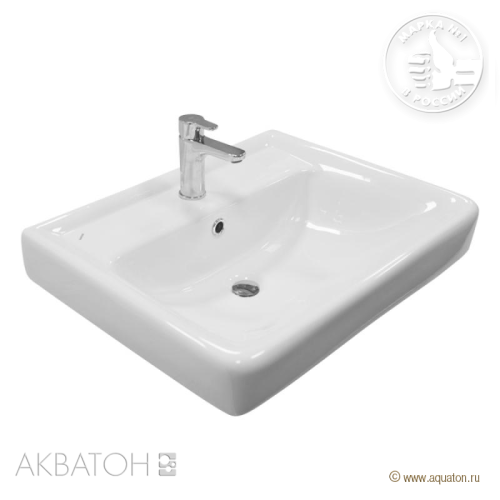 Раковина Акватон Тигода 55 мебельная 1WH302126