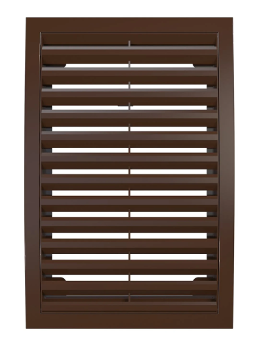 2030РРН кор, Решетка наружная ASA вентиляционная вытяжная 200х300, коричневая